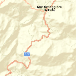 Montemaggiore Belsito Street Map