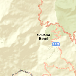 Sclafani Bagni Street Map