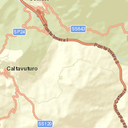 Caltavuturo Street Map