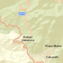 Polizzi Generosa Street Map