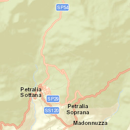 Petralia Soprana Street Map