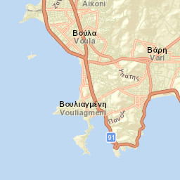 Vouliagméni Street Map