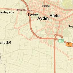 Efeler Street Map