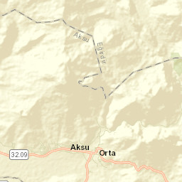 Aksu Street Map