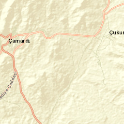 Çamardı İlçesi Street Map