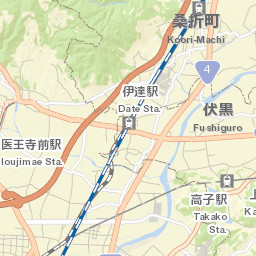 Date-shi Street Map