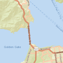Presidio Terrace California Street Map