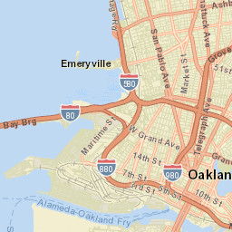 Oakland Street Map