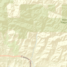 Tassajara California Street Map