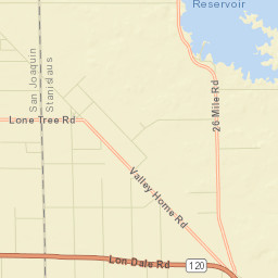 Valley Home California Street Map