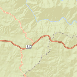 Buck Meadows California Street Map