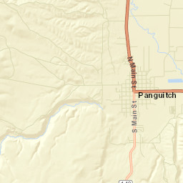 Panguitch Street Map