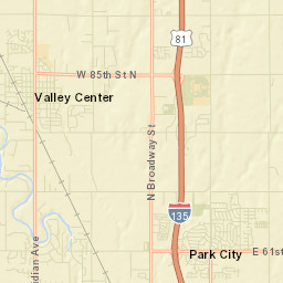 140 South Colby Avenue, Valley Center, KS Street Map