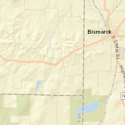 Bismarck Street Map