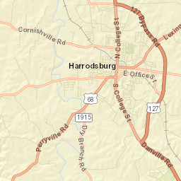 1168 Perryville Road Harrodsburg KY Street Map