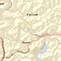 Van Lear Street Map