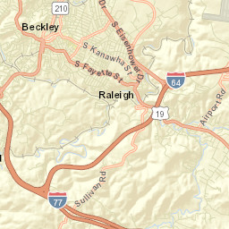 Beckley Street Map