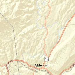 Alderson Street Map