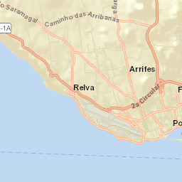 Ponta Delgada Street Map