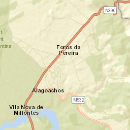 Vila Nova de Milfontes Street Map