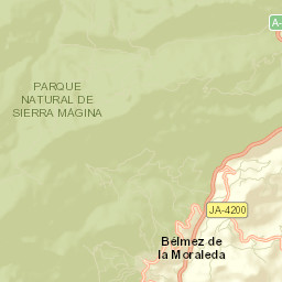 Bélmez de la Moraleda Street Map