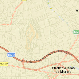 Fuente-Álamo de Murcia Street Map