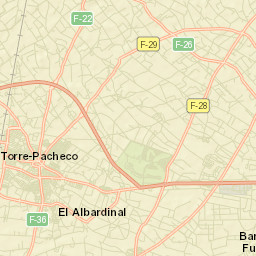 Torre-Pacheco Street Map