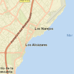 Los Alcázares Street Map