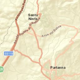 Partanna Street Map