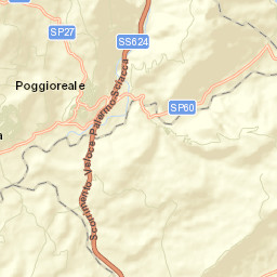 Nuovo Centro Urbano Poggioreale Street Map