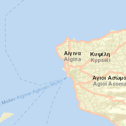 Aegina Street Map