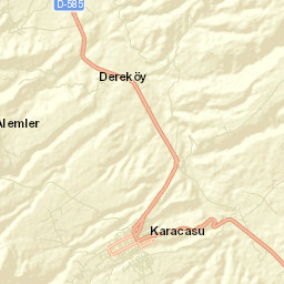 Karacasu Street Map