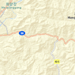 Hongcheon-gun Street Map