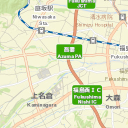 Fukushima Shi Street Map