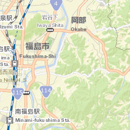 Fukushima Street Map