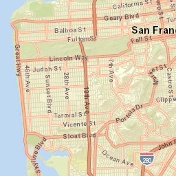 660 25th Ave San Francisco California Street Map