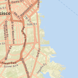 83 Burns Pl San Francisco California Street Map