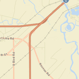 Mossdale California Street Map
