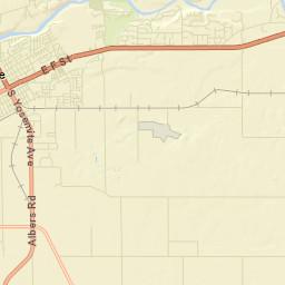 East Oakdale California Street Map