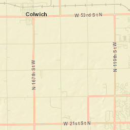Colwich Street Map
