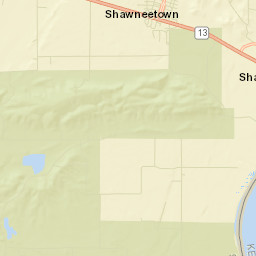 Shawneetown Street Map