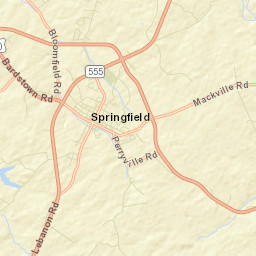 Springfield Street Map