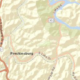Prestonsburg Street Map