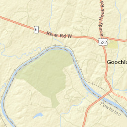 Goochland Street Map