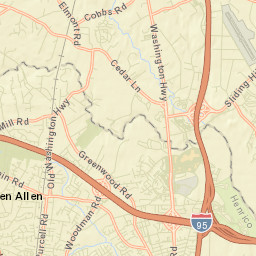 Glen Allen Street Map