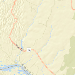 King and Queen Court House Street Map