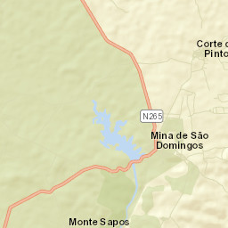 Minas de São Domingos Street Map