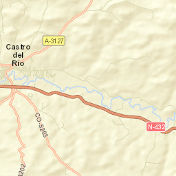 Castro del Río Street Map