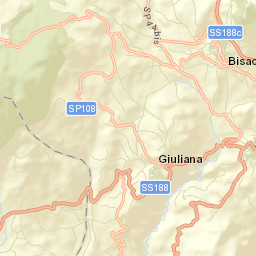Chiusa Sclafani Street Map