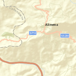 Alimena Street Map